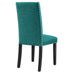 Parcel Teal Dining Upholstered Fabric Side Chair - Ornate Home