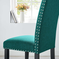 Parcel Teal Dining Upholstered Fabric Side Chair - Ornate Home