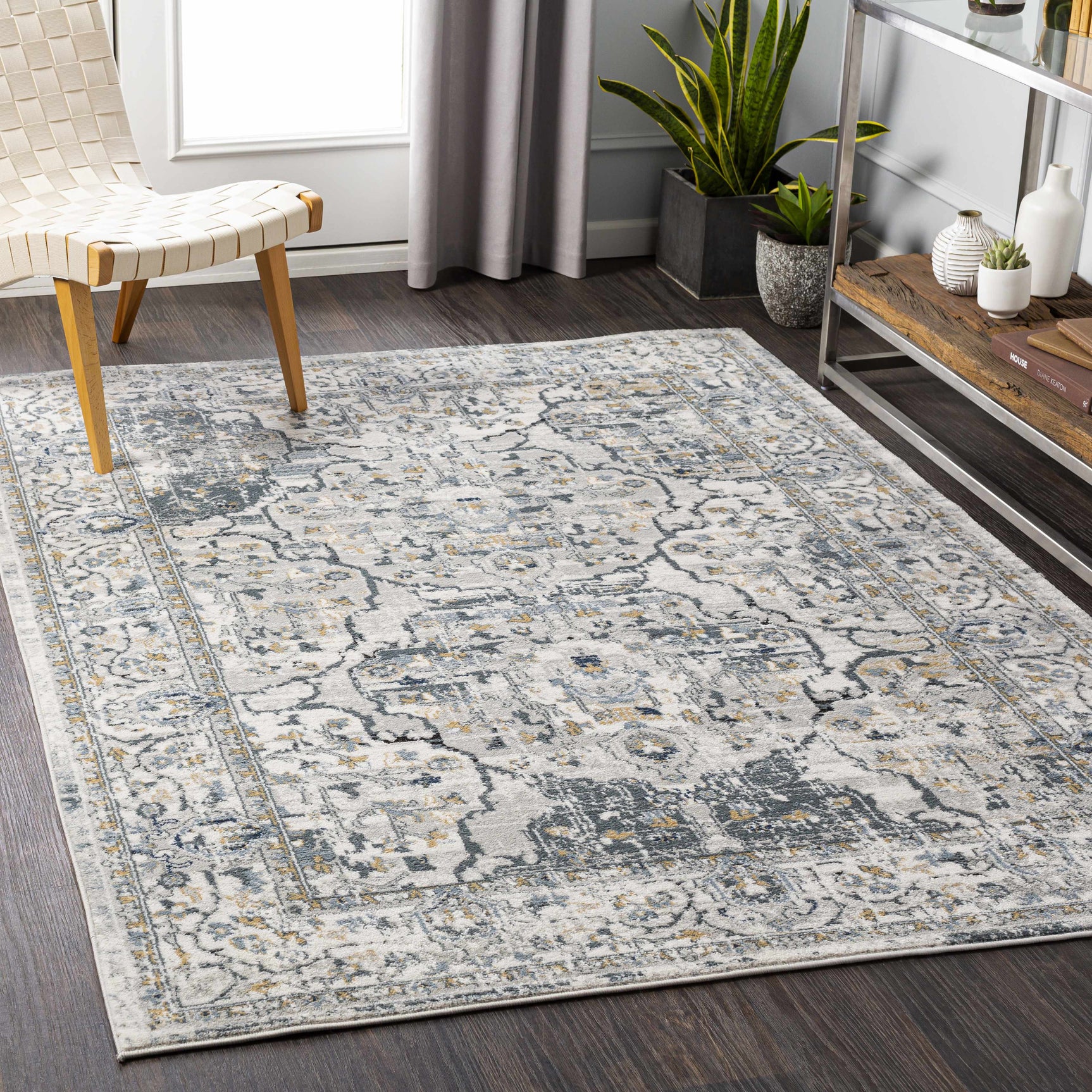 Parcoal Area Rug - Clearance - Ornate Home