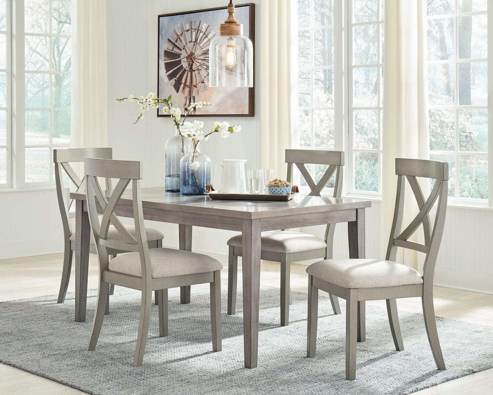 Parellen Gray Dining Table (Online Special Price) - Ornate Home