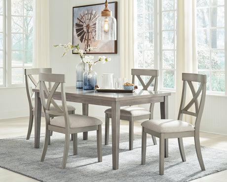Parellen Gray Dining Table - Ornate Home