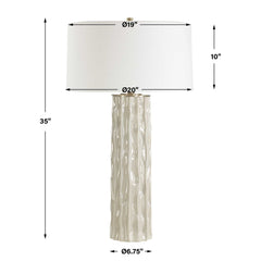 Parilli Taupe Gray Table Lamp - Ornate Home