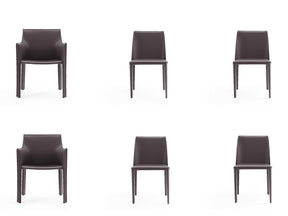 Paris 6-Piece Dining Chairs in Grey - Ornate Home