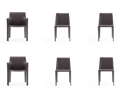 Paris 6-Piece Dining Chairs in Grey - Ornate Home