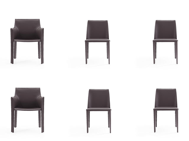 Paris 6-Piece Dining Chairs in Grey - Ornate Home