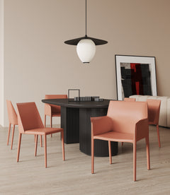 Paris 8-Piece Dining Chairs in Clay - Ornate Home