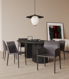 Paris 8-Piece Dining Chairs in Grey - Ornate Home