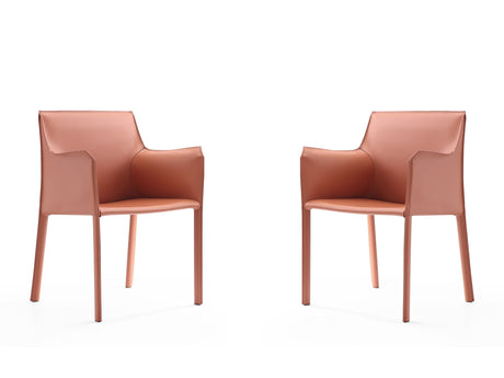 Paris Armchair in Clay (set of 2) - Ornate Home