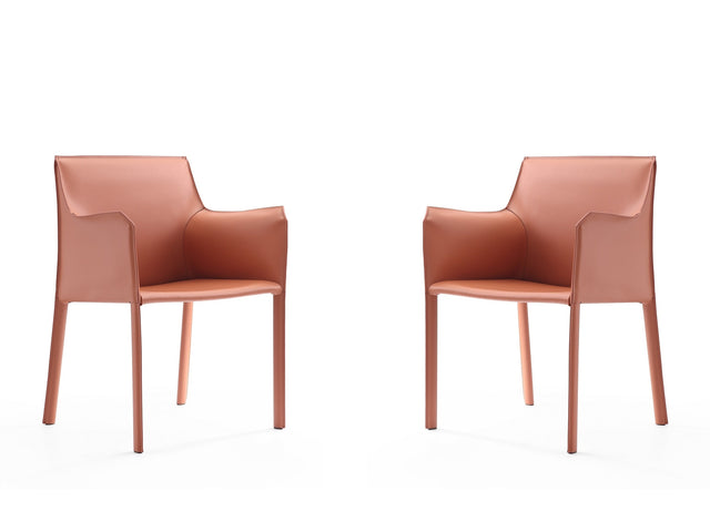 Paris Armchair in Clay (set of 2) - Ornate Home