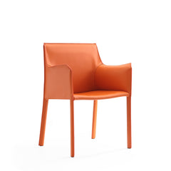 Paris Armchair in Coral (set of 2) - Ornate Home