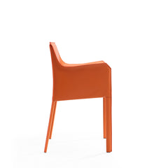 Paris Armchair in Coral (set of 2) - Ornate Home