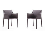 Paris Armchair in Grey (set of 2) - Ornate Home
