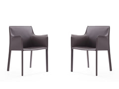Paris Armchair in Grey (set of 2) - Ornate Home