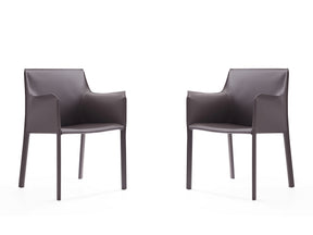Paris Armchair in Grey (set of 2) - Ornate Home