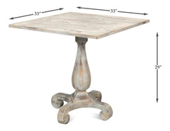 Paris Beige Bistro Table - Ornate Home