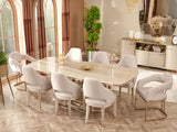 Paris Beige Dining Table (78") - Ornate Home