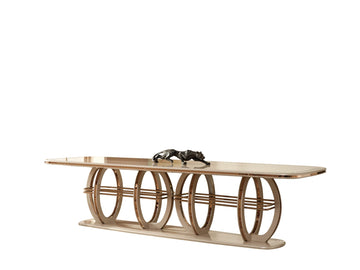 Paris Beige Dining Table (78") - Ornate Home
