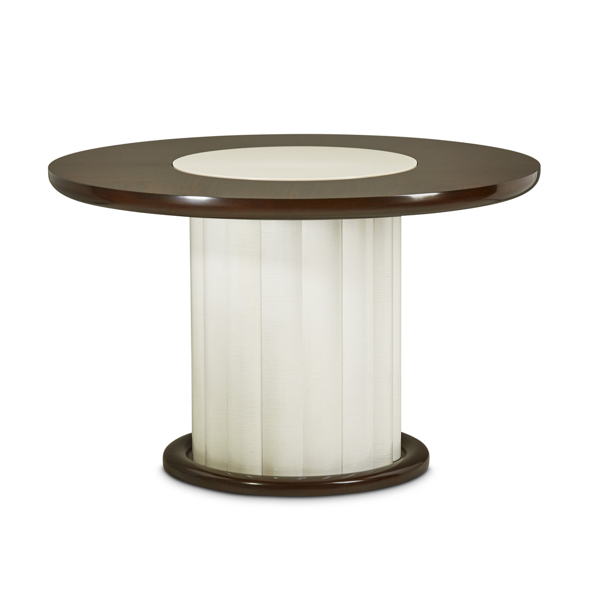 Paris Chic Espresso 48" Round Dining Table