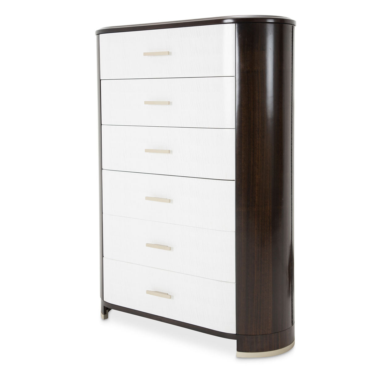 Paris Chic Espresso 6-Drawer Chest - Ornate Home