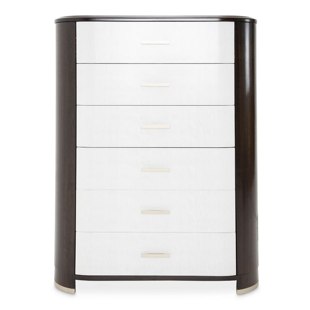 Paris Chic Espresso 6-Drawer Chest - Ornate Home