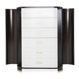 Paris Chic Espresso 6-Drawer Chest - Ornate Home