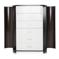 Paris Chic Espresso 6-Drawer Chest - Ornate Home