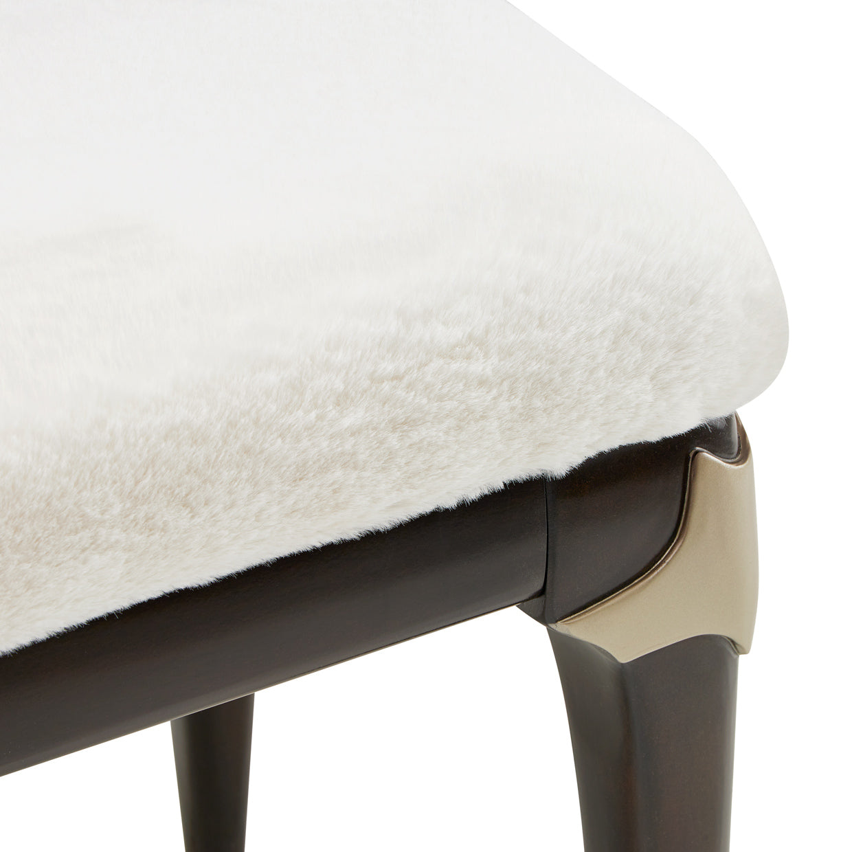 Paris Chic Espresso/Cream Bed Bench - Ornate Home