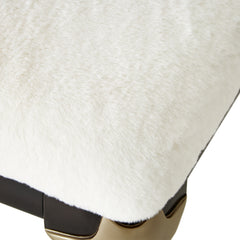 Paris Chic Espresso/Cream Bed Bench - Ornate Home