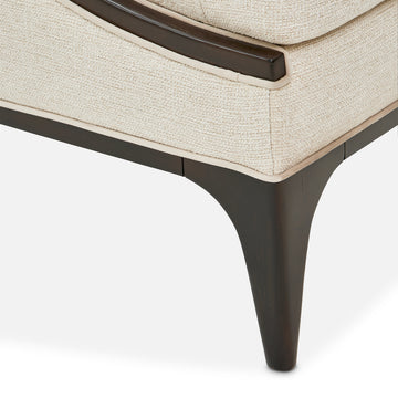 Paris Chic Espresso/Cremini Accent Chair - Ornate Home