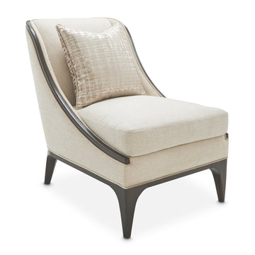 Paris Chic Espresso/Cremini Accent Chair - Ornate Home