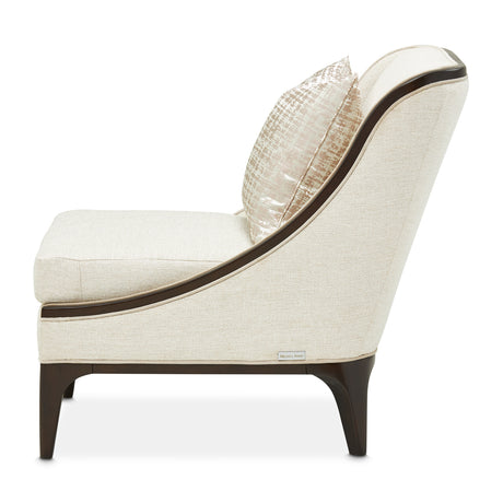 Paris Chic Espresso/Cremini Accent Chair - Ornate Home