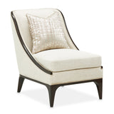 Paris Chic Espresso/Cremini Accent Chair - Ornate Home