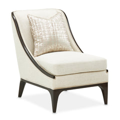 Paris Chic Espresso/Cremini Accent Chair - Ornate Home