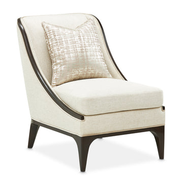 Paris Chic Espresso/Cremini Accent Chair - Ornate Home