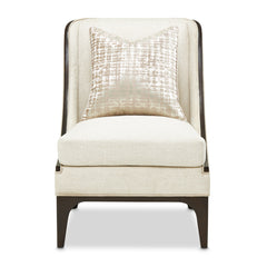 Paris Chic Espresso/Cremini Accent Chair - Ornate Home