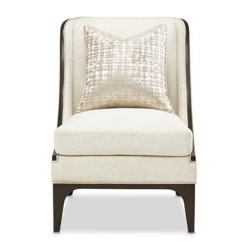Paris Chic Espresso/Cremini Accent Chair - Ornate Home