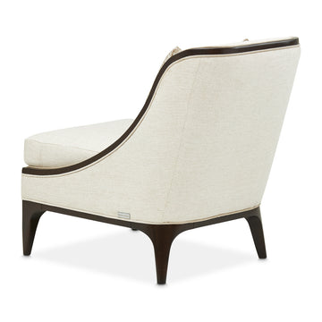 Paris Chic Espresso/Cremini Accent Chair - Ornate Home