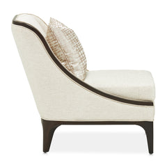 Paris Chic Espresso/Cremini Accent Chair - Ornate Home