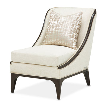 Paris Chic Espresso/Cremini Accent Chair - Ornate Home
