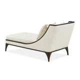 Paris Chic Espresso/Cremini Armless Chaise - Ornate Home