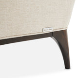 Paris Chic Espresso/Cremini Armless Chaise - Ornate Home