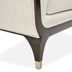 Paris Chic Espresso/Cremini Loveseat - Ornate Home