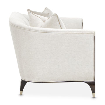 Paris Chic Espresso/Cremini Loveseat - Ornate Home