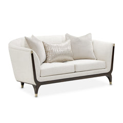 Paris Chic Espresso/Cremini Loveseat - Ornate Home