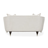 Paris Chic Espresso/Cremini Loveseat - Ornate Home