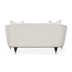 Paris Chic Espresso/Cremini Loveseat - Ornate Home