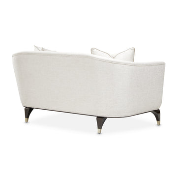 Paris Chic Espresso/Cremini Loveseat - Ornate Home