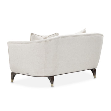 Paris Chic Espresso/Cremini Loveseat - Ornate Home