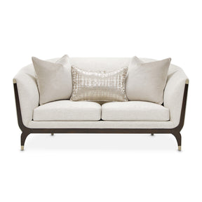 Paris Chic Espresso/Cremini Loveseat - Ornate Home