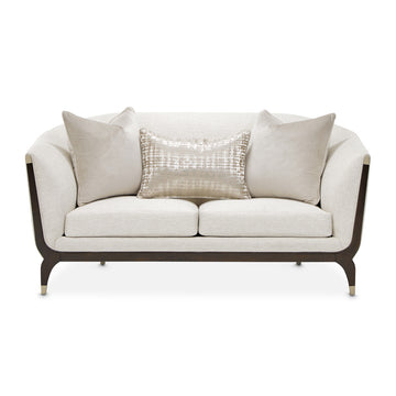 Paris Chic Espresso/Cremini Loveseat - Ornate Home